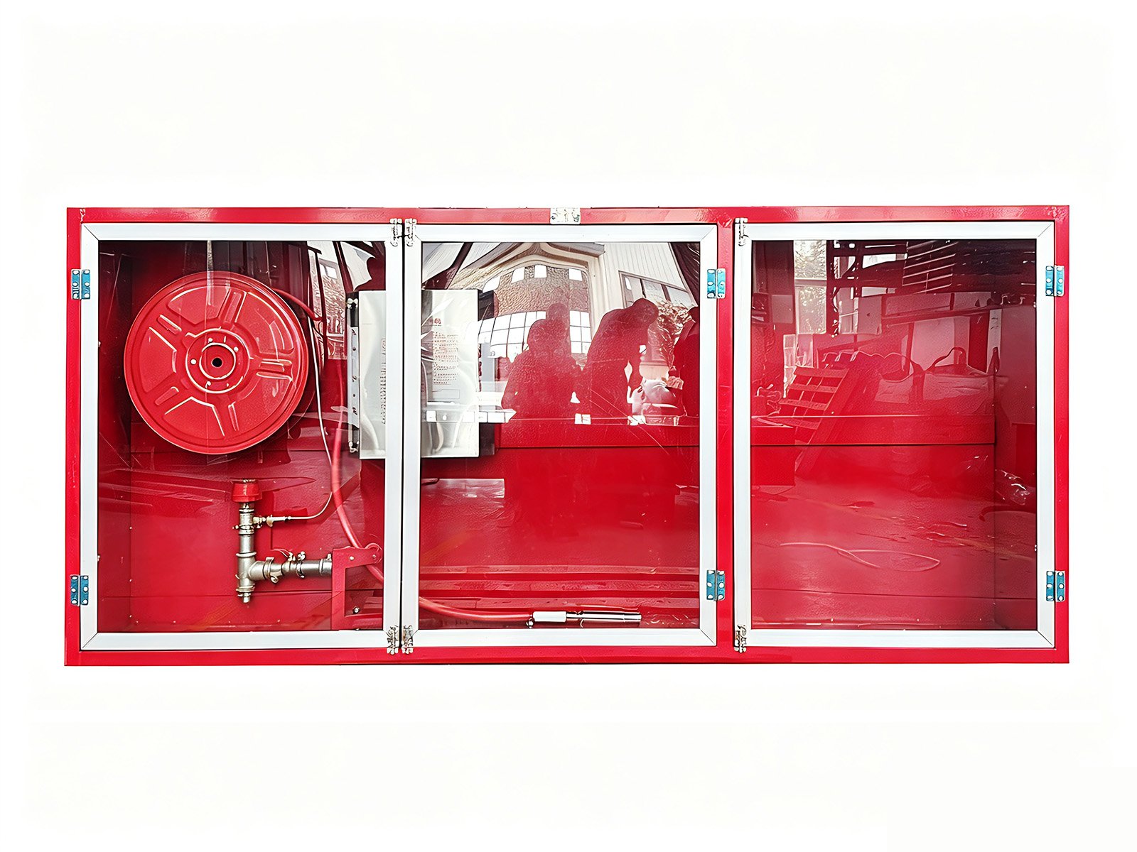 SOKEI L3 red foam hydrant cabinet with hose reel · SK-TF-2/3G