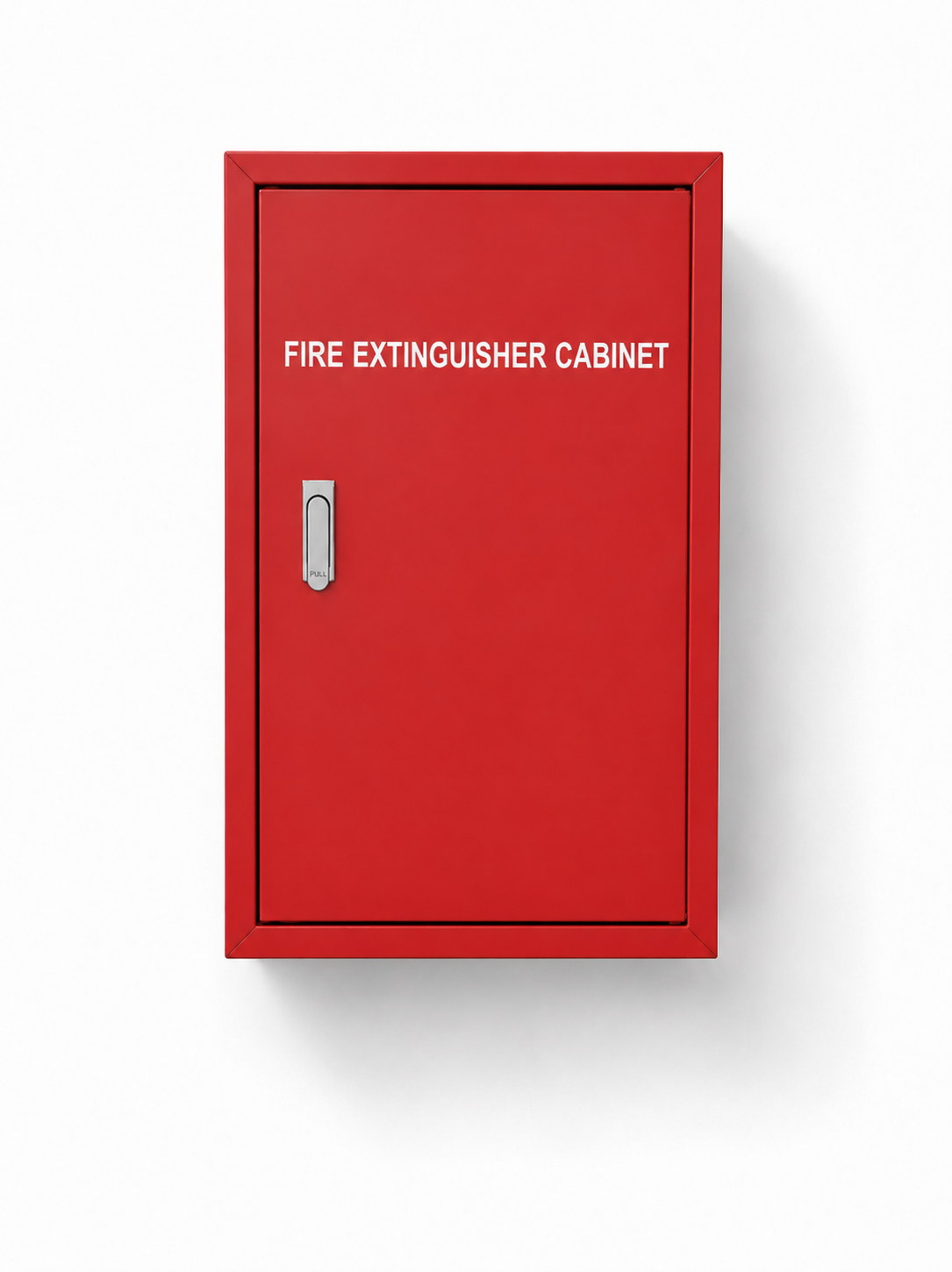 Fire extinguisher cabinet — powder-coated carbon steel, single door, factory direct