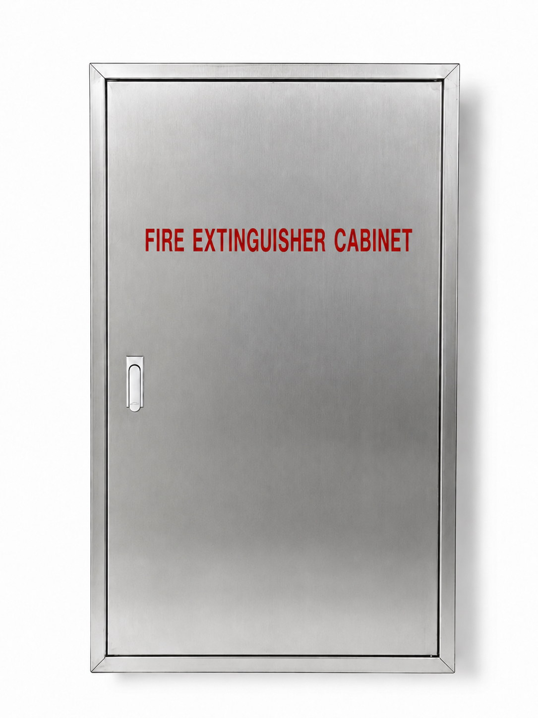 Stainless steel fire extinguisher cabinet — SUS 304, single door, factory direct